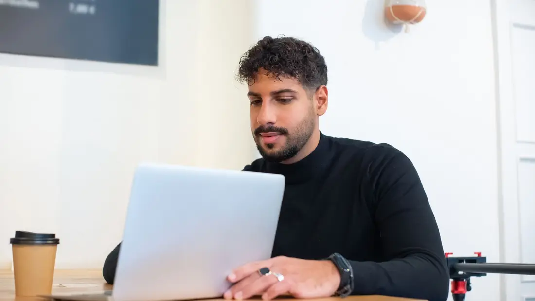 An active adult having a live video consultation with a doctor